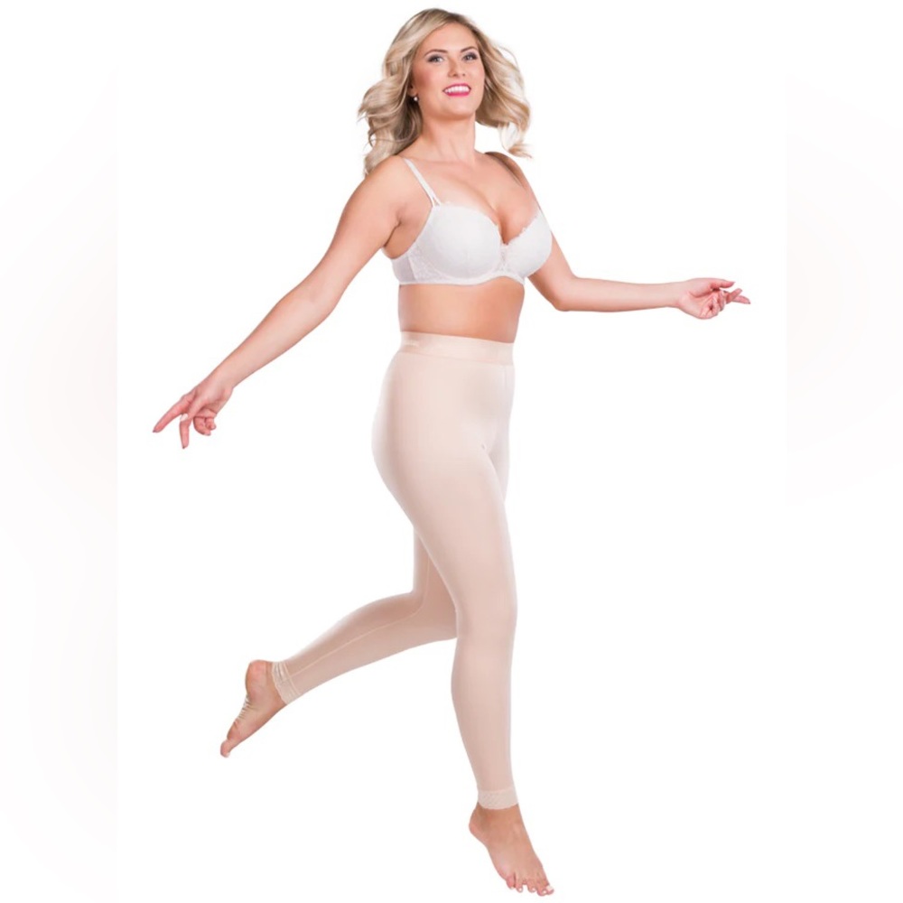 Lipoelastic TB Leggings - Compression Pants Pull Up' Design With Elastic Waist